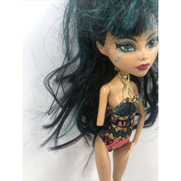 Monster High 13 Wishes Cleo de Nile Desert Frights Oasis Doll. Missing Arm - Picture 3 of 16